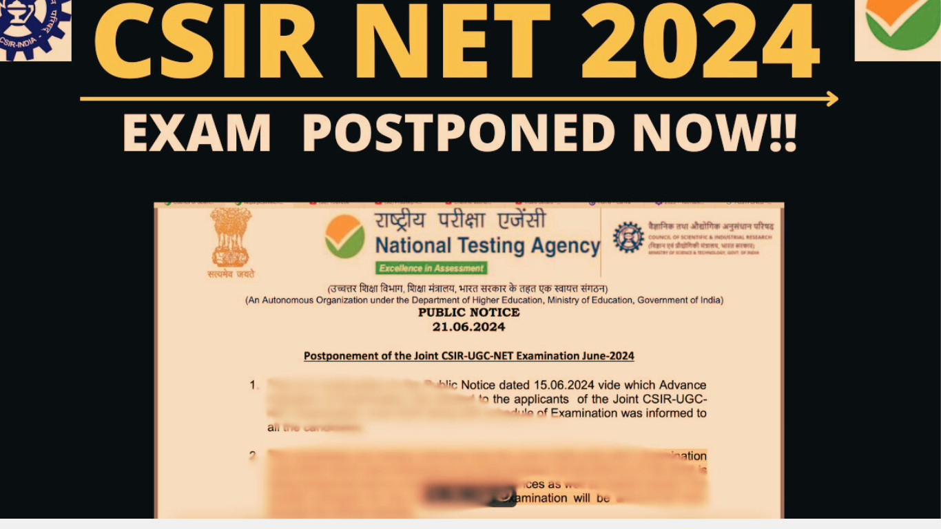 Paper Leak Row: CSIR-UGC-NET Exam Postponed